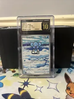 CUBCHOO 109/086 BLACK BOLT ILLUSTRATION RARE 2025 POKEMON CGC PRISTINE 10 - Image 1