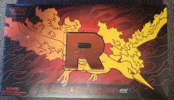 Pokemon TCG Team Rocket’s Moltres UPC Ultra Premium Collection SEALED IN-HAND - Image 1