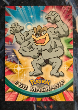 Pokemon Topps - #68 Machamp Blue Label - Image 1