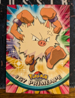 Pokemon Topps - #57 Primeape Blue Label DMG - Image 1