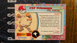 Pokemon Topps - #57 Primeape Blue Label DMG - Image 2