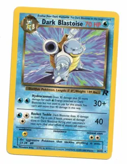Pokemon Card: Dark Blastoise 20/82 Team Rocket Set Vintage Rare! EX - Image 1