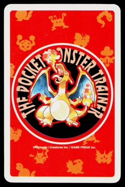 Raichu 3 of Diamonds 1996 Red Playing Cards Pokemon Japanese Lightly Played - Image 2