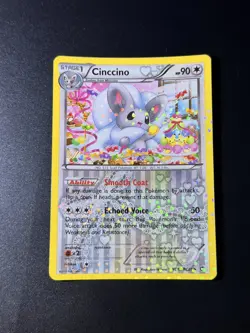 Pokemon TCG Cinccino RC19/RC25 Legendary Treasures Holo Card 2013 LP/MP - Image 1