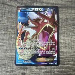 Pokemon Gyarados EX Full Art Holo Rare Card 114/122 Breakpoint - Image 1