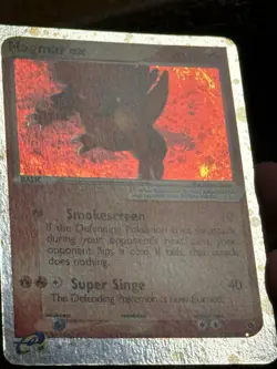 Magmar ex 100/109 Ruby and Sapphire Holo Rare 2003 Vintage Pokemon Card HP - Image 3