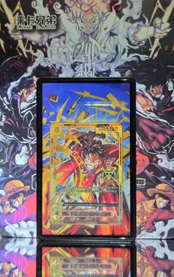 2024 ONE PIECE Luffy Championship World Final 1ST Place Trophy Custom Card - Image 1