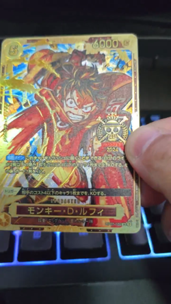2024 ONE PIECE Luffy Championship World Final 1ST Place Trophy Custom Card - Image 2