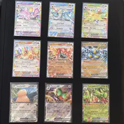 Pokemon Prismatic Evolutions EX Lot 9 Cards - Image 1
