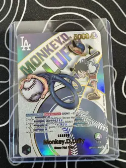 Monkey.D.Luffy (010) (Dodgers x ONE PIECE) One Piece Promotion Cards Foil - Image 1