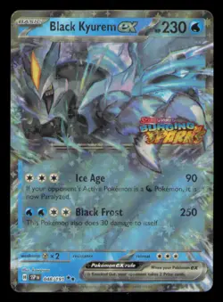 Black Kyurem ex (Surging Sparks Stamped) Double Rare Miscellaneous Cards & Produ - Image 1