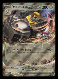 Melmetal ex (Stellar Crown Stamped) Double Rare Miscellaneous Cards & Products 1 - Image 1
