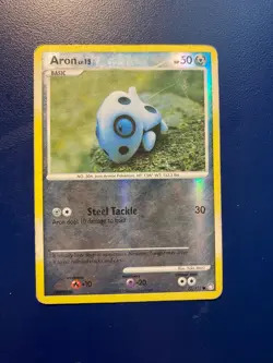 2007 Aron 71/123 Mysterious Treasures Reverse Holo Pokemon Card - Image 1