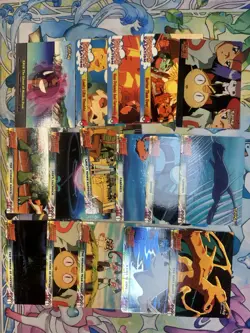 Vintage Topps Pokemon Card Lot 16 Cards Mewtwo Strikes Back Pikachus Vacation - Image 1
