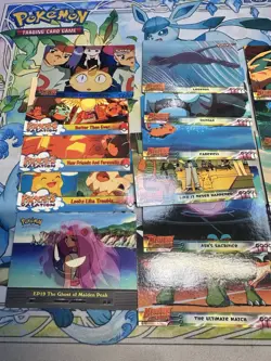 Vintage Topps Pokemon Card Lot 16 Cards Mewtwo Strikes Back Pikachus Vacation - Image 2