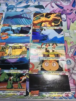 Vintage Topps Pokemon Card Lot 16 Cards Mewtwo Strikes Back Pikachus Vacation - Image 3