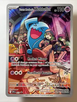 Team Rocket's Wobbuffet 203 - Sv: Scarlet & Violet Promo Cards Holo (NM+) - Image 1