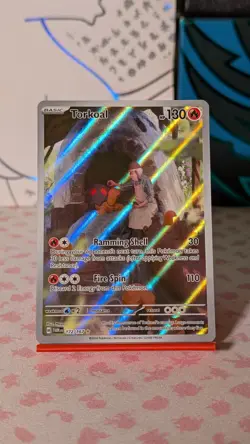 Torkoal 172/167 S&V Twilight Masquerade Illustration Rare TWM Pokemon Card NM - Image 1