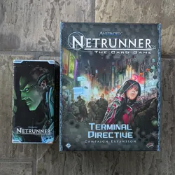 Android Netrunner - Terminal Directive Campaign Expansion + 300+ Card Lot - Image 1