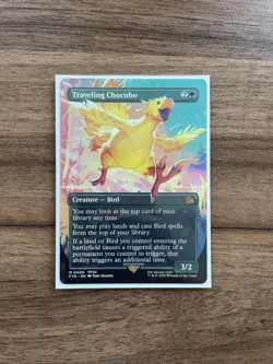 Traveling Chocobo - Final Fantasy - Borderless - #0406 Nonfoil - MTG English - Image 1
