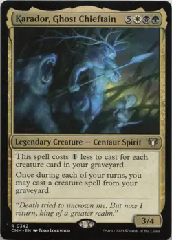 Karador, Ghost Chieftain R Commander Masters 342 - Image 1