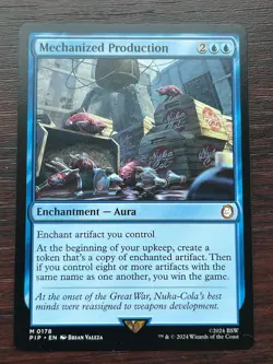 1x MECHANIZED PRODUCTION - Fallout - MTG - Magic the Gathering - Image 1