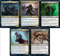 MTG Commander Wilhelt the Rotcleaver Complete Zombie EDH Deck - NM - Image 1