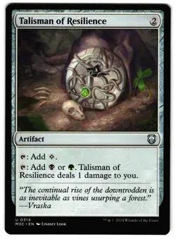 Talisman of Resilience 314 - NM - Commander: Modern Horizons 3 U - Image 1