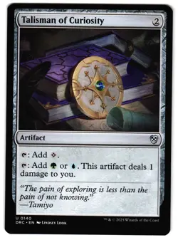 Talisman of Curiosity 140 - NM - Commander: Aetherdrift U - Image 1