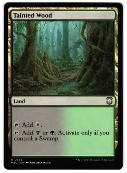 Tainted Wood 383 - NM - Commander: Modern Horizons 3 Normal U - Image 1