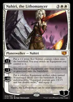 MTG - Nahiri, the Lithomancer - Commander 2014 - NM, English Magic FLAT RATE SHI - Image 1