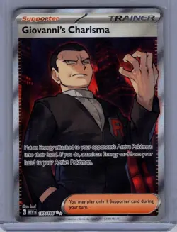 Giovanni's Charisma 197/165 Full Art Trainer Pokemon 151 - Pokemon TCG - Image 1