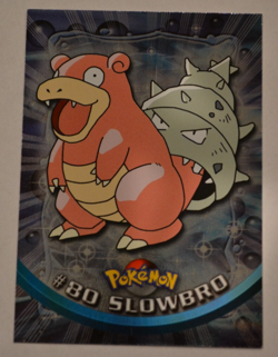 2000 Topps Pokemon Slowbro #80 TV Animation Edition Holo - Image 1