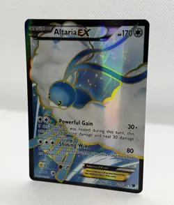 Pokemon TCG Altaria-EX Fates Collide Holo Card 123/124 Full Art Ultra Rare - Image 1