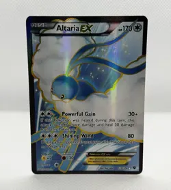Pokemon TCG Altaria-EX Fates Collide Holo Card 123/124 Full Art Ultra Rare - Image 2