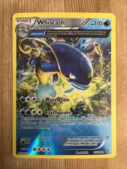 Pokemon TCG Whiscash Primal Clash 41/160 Reverse Holo Rare NM - Image 1