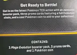 Pokemon Mega Evolution Premium Cheklane Blister Pokemon Booster Pack Tyranitar - Image 3