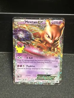 Pokemon TCG Mewtwo EX 54/99 Celebrations Classic Collection Holo - Image 4