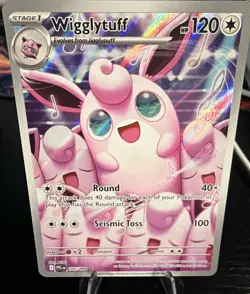 Pokemon Phantasmal Flames 105/094 Wigglytuff Illustration Rare Nm - Image 2