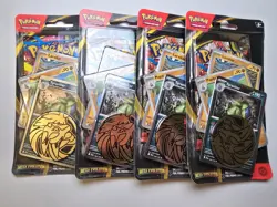 x4 Pokemon: Mega Evolution- Premium Checklane Blister [Tyranitar] SEALED - Image 1