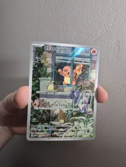 Pokemon 2023 Black Star Promo Charmander #044 Scarlet and Violet TCG NM/LP - Image 1