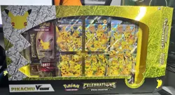 Pokemon TCG Pikachu V-UNION Celebrations Special Collection New - Seal Open - Image 1