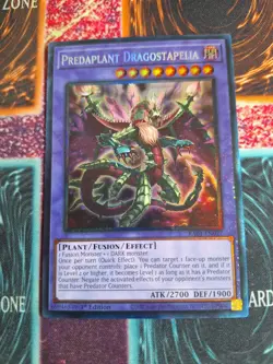 Yu-Gi-Oh! Predaplant Dragostapelia RA01-EN027 Collector's Rare 1st Edition NM - Image 1