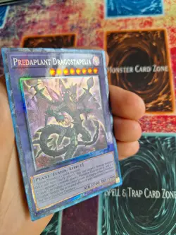 Yu-Gi-Oh! Predaplant Dragostapelia RA01-EN027 Collector's Rare 1st Edition NM - Image 3