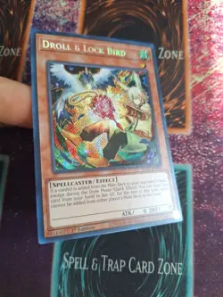 Yu-Gi-Oh! Droll & Lock Bird RA02-EN006 Secret Rare 1st Edition Near Mint - Image 2