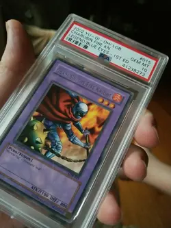 Yugioh Charubin The Fire Knight LOB-015 1st Ed. PSA 10 GEM MINT Extremely Rare! - Image 5