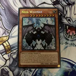 (EF) Neos Wiseman Limited Edition Secret Rare BLC1-EN007 Yu-Gi-Oh! VLP - Image 1