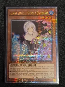 Yugioh Ghost Sister & Spooky Dogwood RA03-EN020 Quarter Century Alt Art 1st NM - Image 1