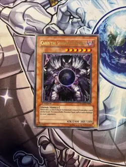 Yu-Gi-Oh! Caius the Shadow Monarch SDDE-EN001 1st Ed UR MP (WNu) - Image 1