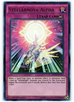 Yugioh! LP Stellarnova Alpha - MP15-EN113 - Ultra Rare - 1st Edition Lightly Pla - Image 1